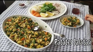 Aycan'ın Patates Salatası Tarifi 🥔 Sağlıklı ve Leziz 🥦🥕Aycan Mutfakta