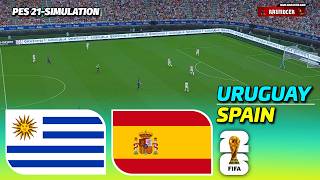 Uruguay vs Spain | FIFA World Cup 2026 | PES 21 Simulation