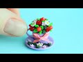 Миниатюрный букетик в чашке🍓🌿Miniature bouquet in a cup🍓🌿