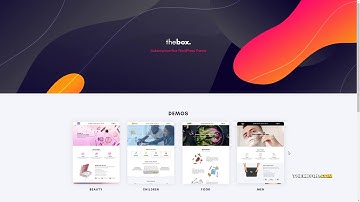 thebox Subscription Box WordPress Theme