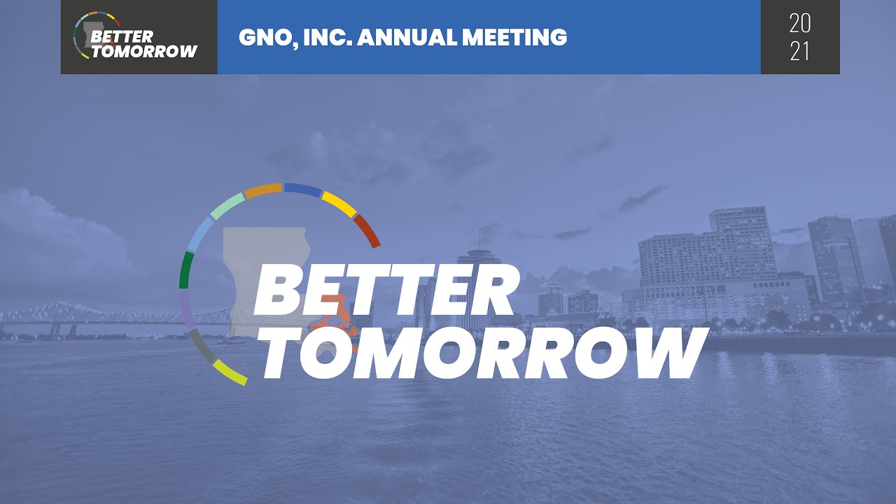 GNO, Inc. 2021 Annual Meeting Presentation Better Tomorrow YouTube