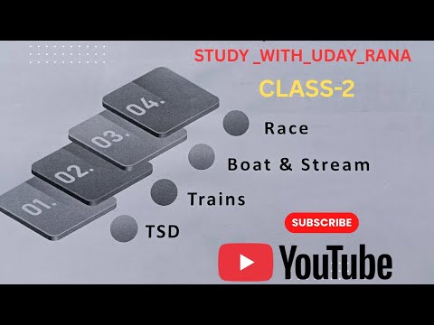 Uday Rana TIME SPEND AND DISTANCE CLASS - 2 | STUDY WITH UDAY RANA | - YouTube