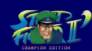 Street Fighter II Champion Edition [Hardest] M.Bison 1cc