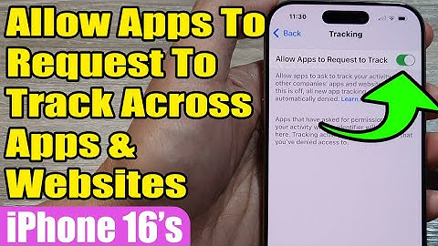 🔒iPhone 16/16 Pro Max: How to Enable/Disable Allow Apps To Request To Track Across Apps & Websites