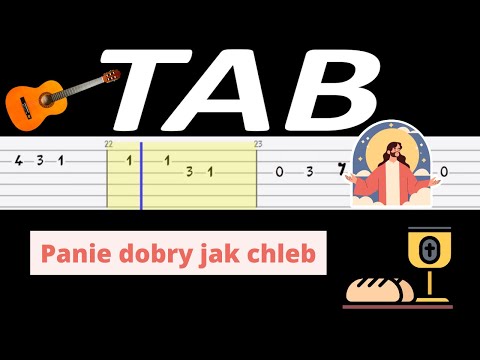 🎸 Panie dobry jak chleb - melodia TAB (gitara) 🎵 TABY I NUTY W OPISIE 🎼