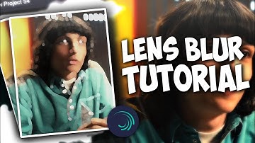 BCC lens blur Tutorial 😍| Trending lens blur in Alight motion