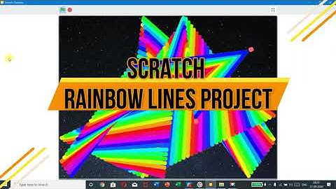 Rainbow Lines - Scratch (Project 1)