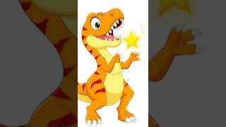 dino catching A star falling from the sky 😁😁😁 #shortvideo #shorts #subscribemychannel #kidsvideo
