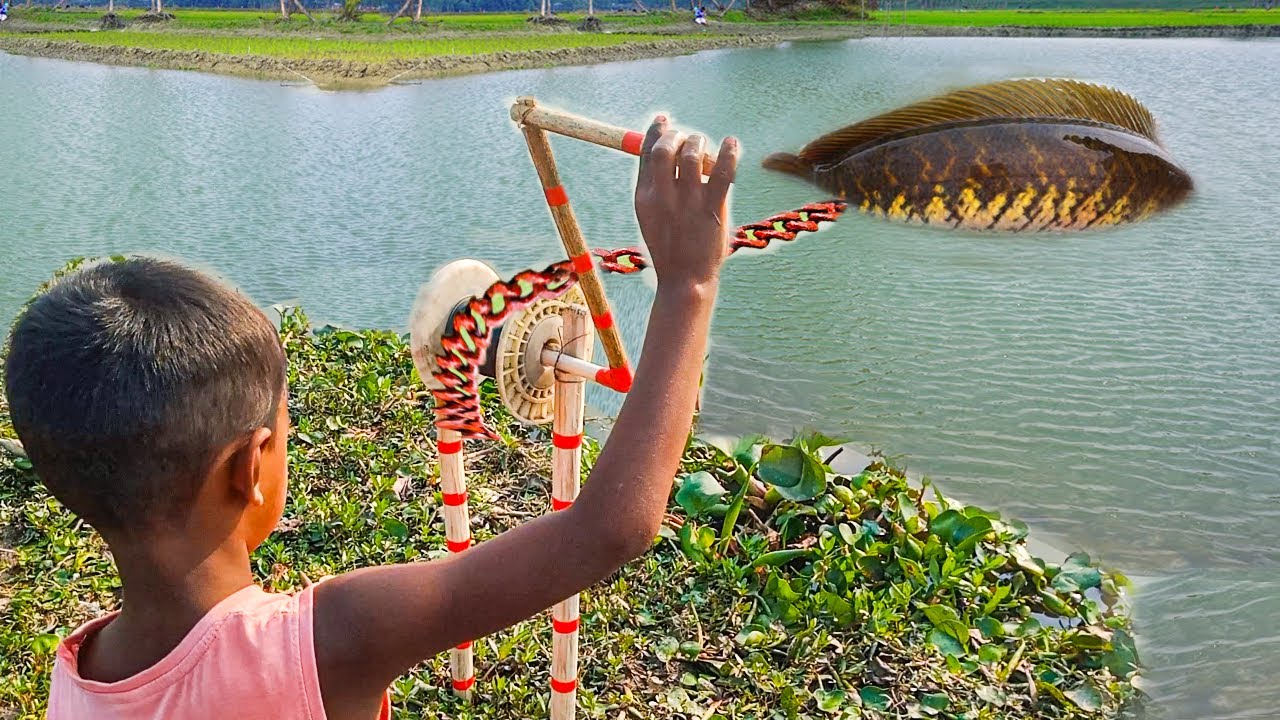 Fish Hook Method Math Hook Fishing || Really amazing wonderful incredible fishing methods ...