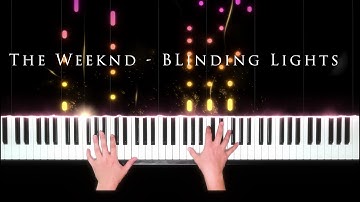 The Weeknd - Blinding Lights - Piano Visualizer