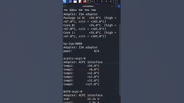 Check Your CPU Temperature in Terminal! | ONE Linux Command! #ethicalhacking #cpuperformance #tech