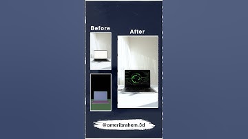 Before and after VFX CGI Video #cgi #vfx #blender #blender3d #3danimation #3dart #vfxartist #3d