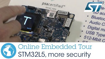 STM32L5 Series ultra-low power microcontroller with more security