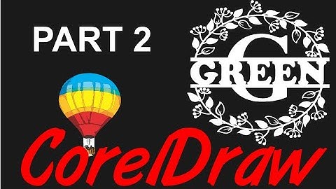 Corel Draw Tips & Tricks Free FONTS and Patterns & MORE part 2