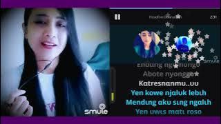 SELENDANG BIRU - Gun Kriwul (video karaoke duet tanpa vokal cowok) smule cover Millyana