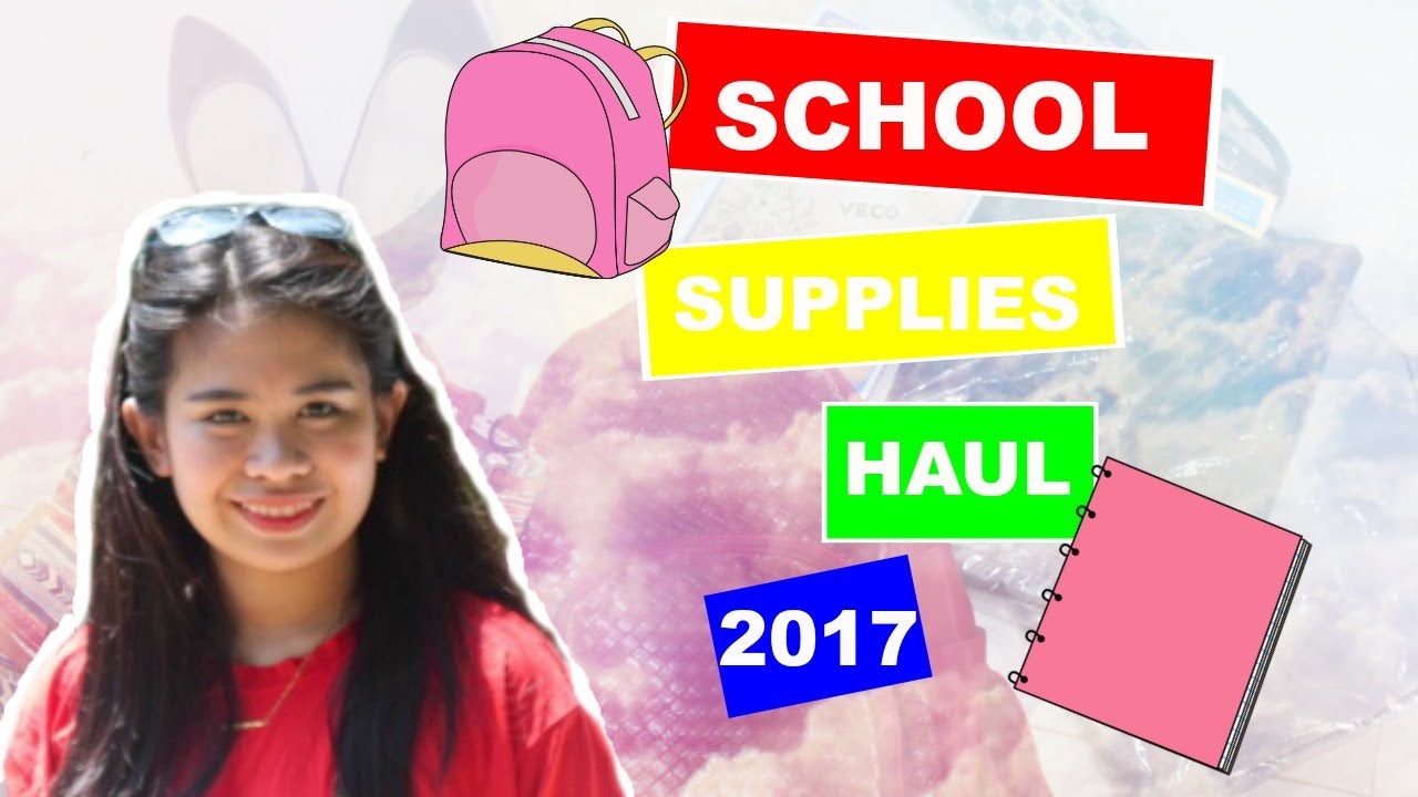 Back to School Supplies haul 2017 | Philippines | IT'ZZ Hanna