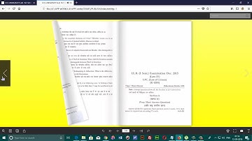 chaudhary charan singh University Meerut LLB question paper CRIME 3 years