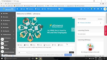 How to configure Virtual bio-metric in uKnowva HRMS  part 1
