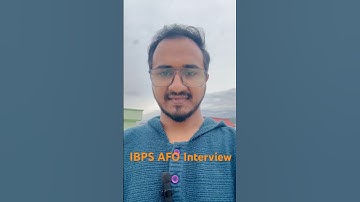 IBPS AFO INTERVIEW!! interview accha hua ya bura !! #ibpsafo #interviewpreparation