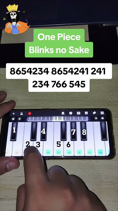 One Piece Blinks no Sake piano Mobile tutorial