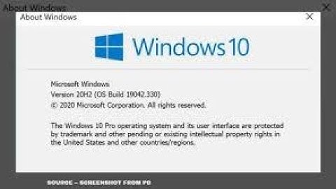 How to Check Windows Version using Winver Command