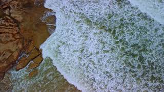 Ocean Waves Crashing in Slow Motion