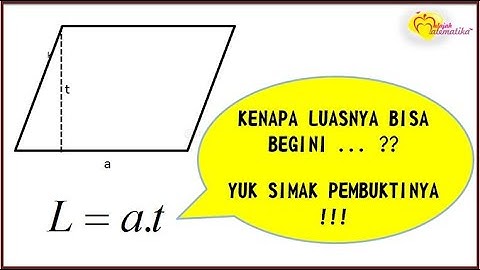PEMBUKTIAN RUMUS LUAS JAJAR GENJANG | MATEMATIKA SD