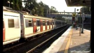 (18/1/2009)mtr MLR train E110-E61 depart sha tin station