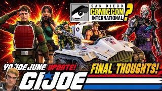 GI Joe Classified Yo Joe June NEWS UPDATE: Night Force Psyche Out PLUS our FINAL THOUGHTS
