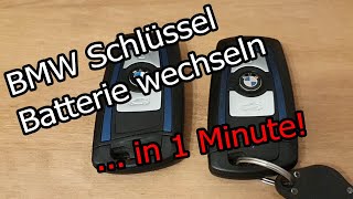 BMW Schlüssel Batterie wechseln [Tutorial][Anleitung][DIY]