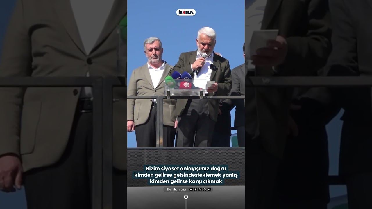 Yapıcıoğlu: Doğru kimden gelirse gelsin kimliğine bakmaksızın destekleriz 