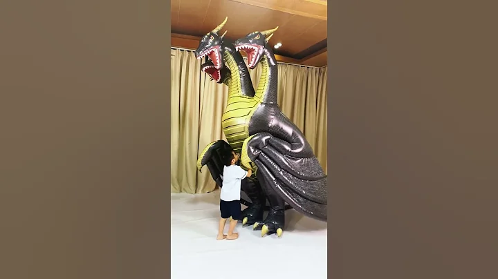 coolest inflatable costume for Halloween, King Ghidorah. #Ghidorah #godzilla