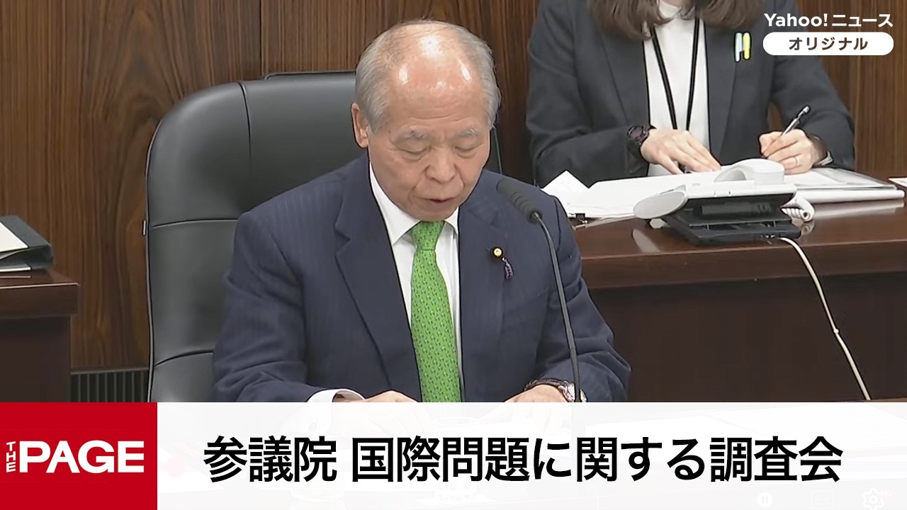 【国会中継】参院国際問題に関する調査会　参考人の意見陳述（2026年3月4日）