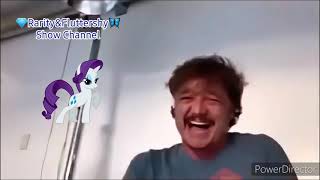 Pedro Pascal Crying Meme But Rarity Dead