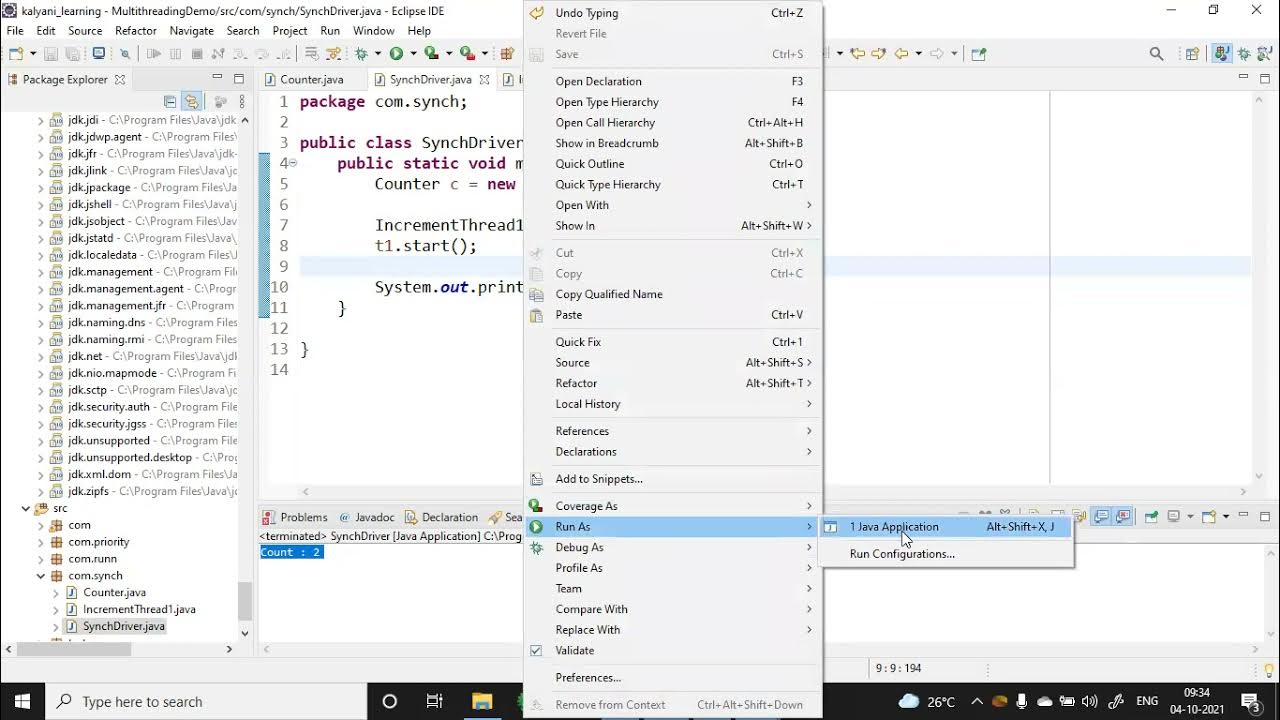 Multithreading Synchronized keyword in java - YouTube