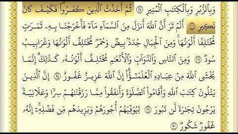 عبد الله بصفر سورة فاطر