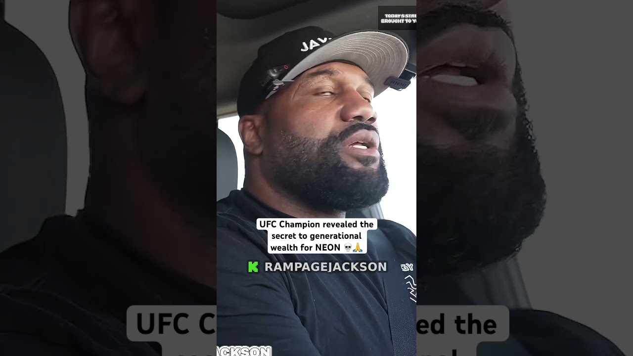UFC Champion Reveals The Secret To Generational Wealth