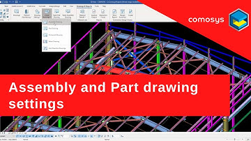 COMOSYS Drawings Tutorials - Assembly and Part drawing settings
