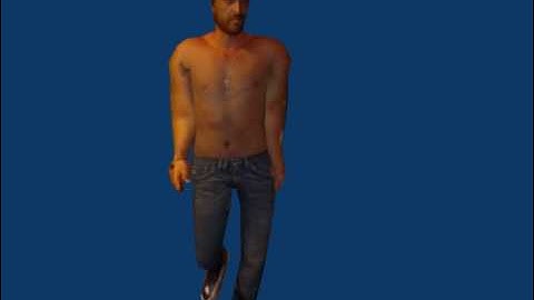 Kanavos posing Blender 3d