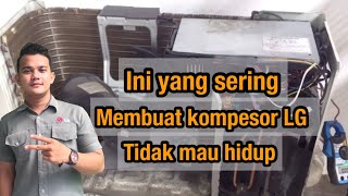 Memperbaiki Ac inverter LG Outdoor tidak hidup