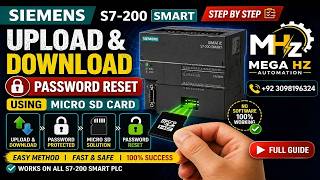 Siemens S7-200 SMART PLC Password Reset via Micro SD Card | Upload/Download Unlock Method #S7#Smart