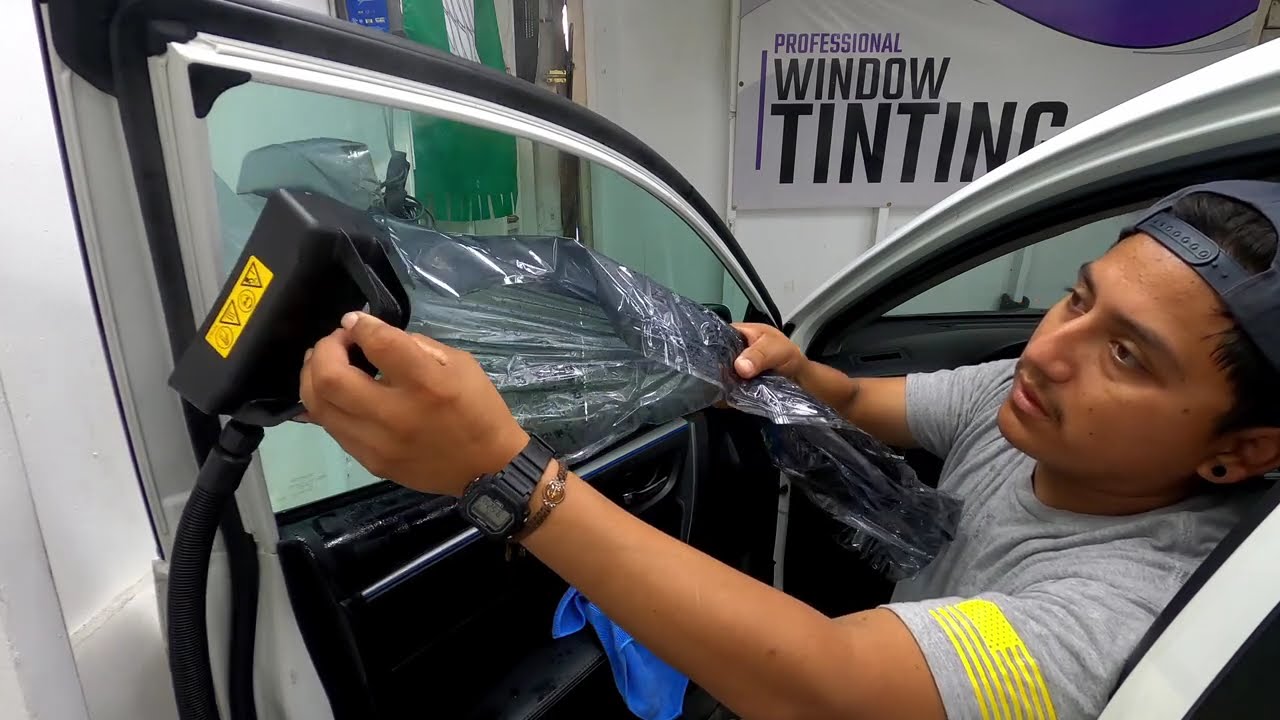 2016 TOYOTA COROLLA OLD PURPLE TINT REMOVAL