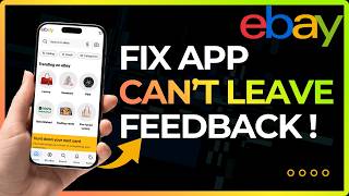 How To Fix eBay Cannot Leave Feedback !