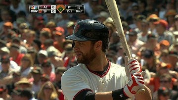 ARI@SF: Belt launches a two-run homer to open scoring