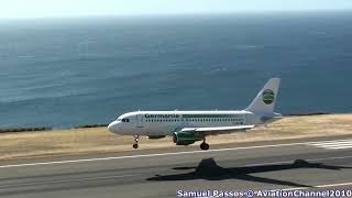 EXTREME Landings of Various Airlines in Madeira Airport