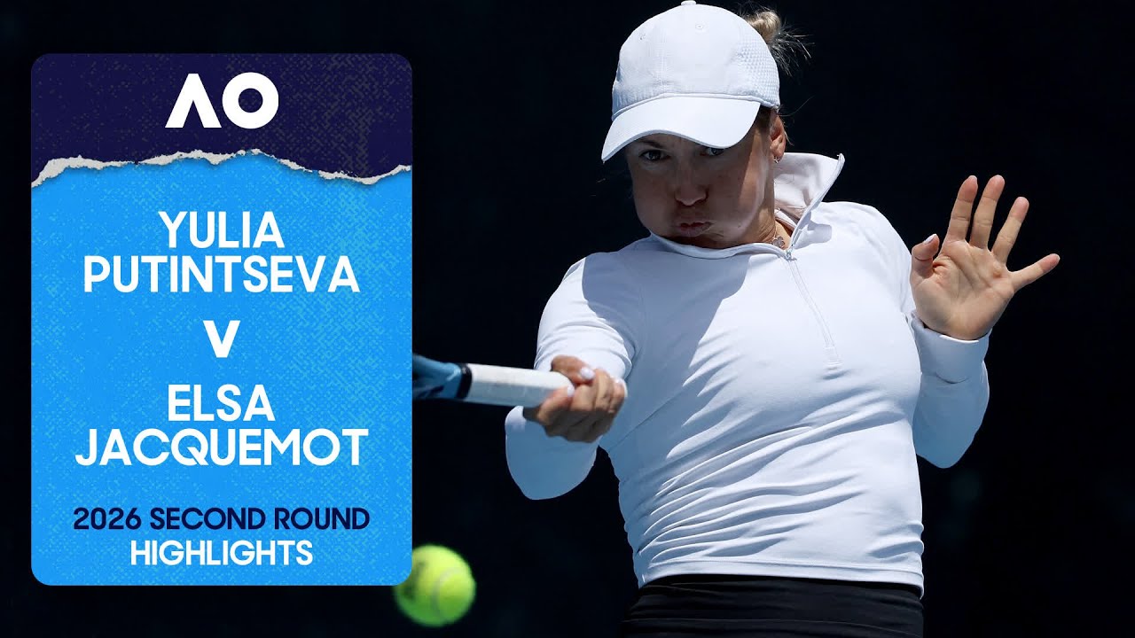 Yulia Putintseva V Elsa Jacquemot Highlights Australian Open 2026 Maxresdefault 