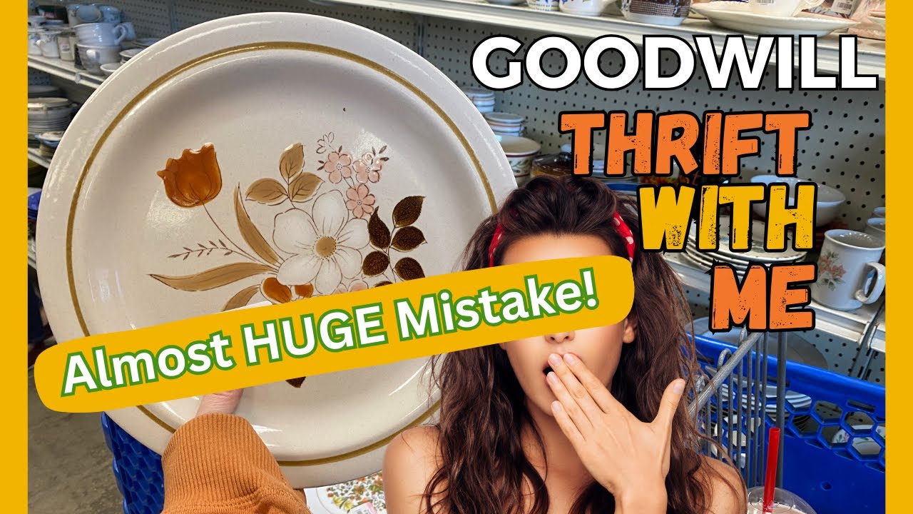 MISTAKE Avoided | GOODWILL Thrift With Me | THRIFTING And RESELLING ...