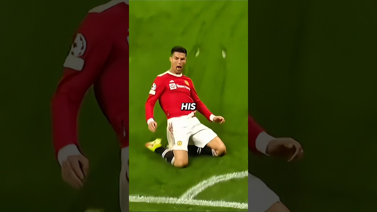 Ronaldo's Famous Knee Slide vs The Longest Knee Slide Ever #shorts #ronaldo