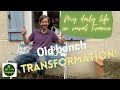 How to upcycle an old bench - My Daily Life in Rural France - Ep 19