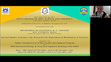IBM SPSS and Structural Equation Modeling SEM using AMOS - Day - 3